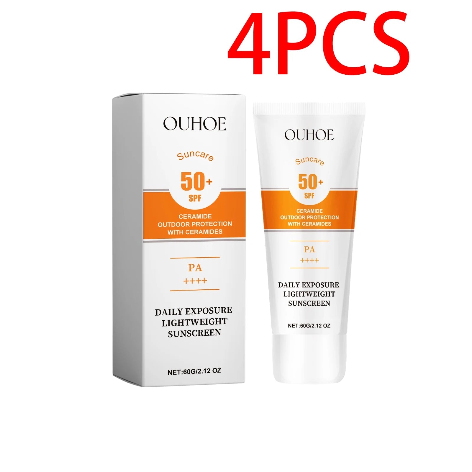 Protective cream Sunscreen SPF50+ Anti Sun Solar Blocker Waterproof Moisturizing Soothing Sensitive Repair Facial Body Sunblock Halalzen