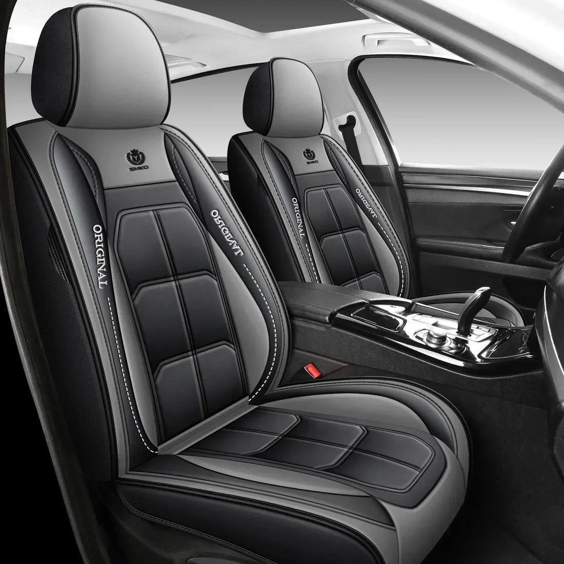 Car seat covers muscle fully covered artificial leather waterproof wear-resistant and soft，For Ford Ranger seat covers