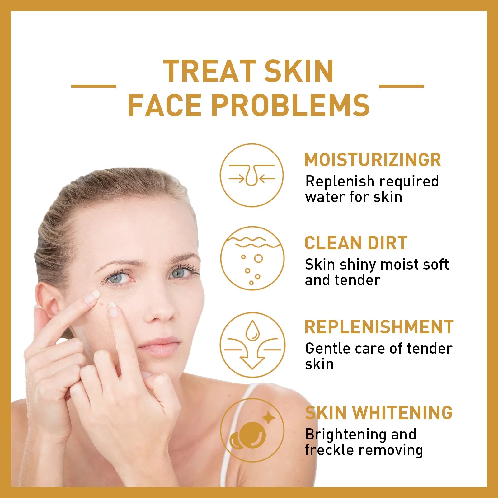 Wrinkle Removal White Rice Serum Anti Aging Puffiness Reduce Fine Lines Shrink Pores Nourishing Dry Skin Ac-ne Treatment Essence Halalzen