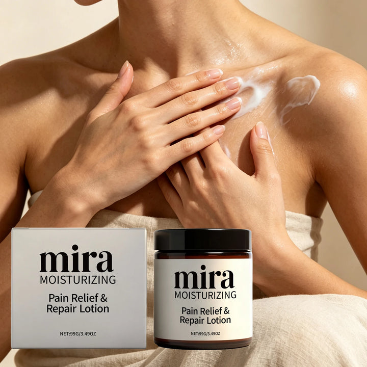 Mira Pain Relief Cream Relieve Tightness Lightweight Refreshing Smoothing Soft Dry Skin Repair Moisturizing Nourishing Body Care