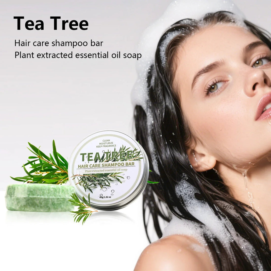 Australian Tea Tree Essential Oil Nourishing Shampoo Deeply Cleanses Moisturizes Controls Oil In Shampoo Caring For Scalp Hair Halalzen