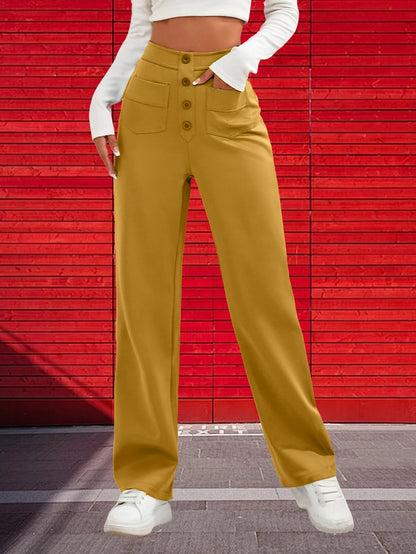 Women Sweatpants 2024 High-Waisted Multi-Pocket Cargo Pants Elegant Full-Length Casual Pants