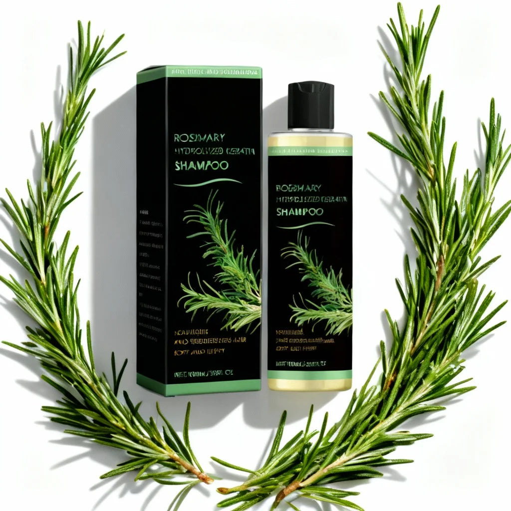 Rosemary Natural Shampoo Hair Thickness Loss Deep Nourishing Scalp Care Strengthen Repair Damaged Oil Control For Men Women Halalzen