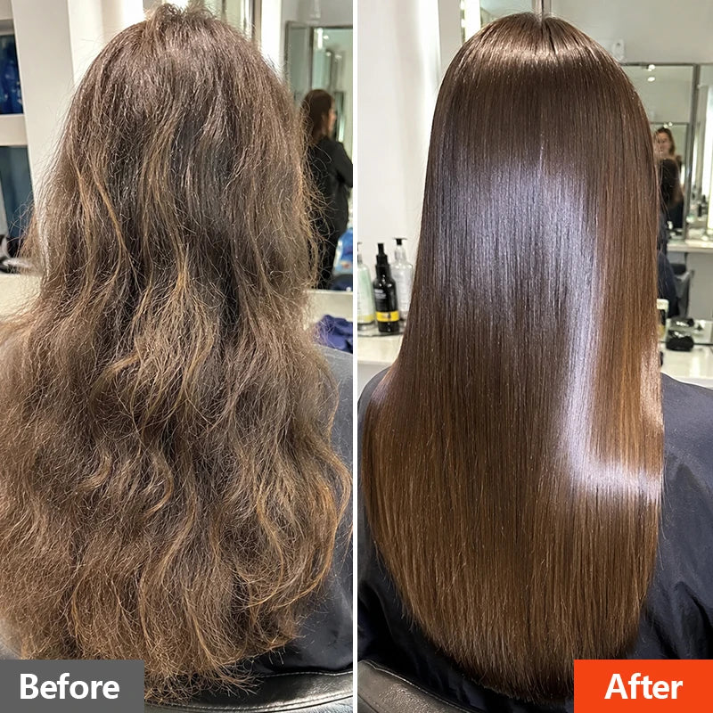 PURC Brazilian Keratin Hair Treatment for Curly Damaged Hair Straightening Smoothing Scalp Treatment Purifying Shampoo Hair Care