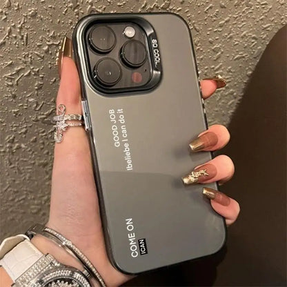 High-end Personality Anti-drop Armour Phone Case Shockproof Anti-slip Protective Cover for IPhone 16 Pro Max 15 Pro 14Plus 13 12