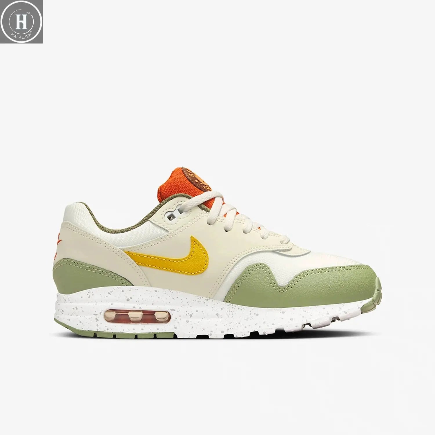 Nike genuine Air Max 1 GS women's large children's air cushion cushioning casual shoes FV3646-171 HALALZEN