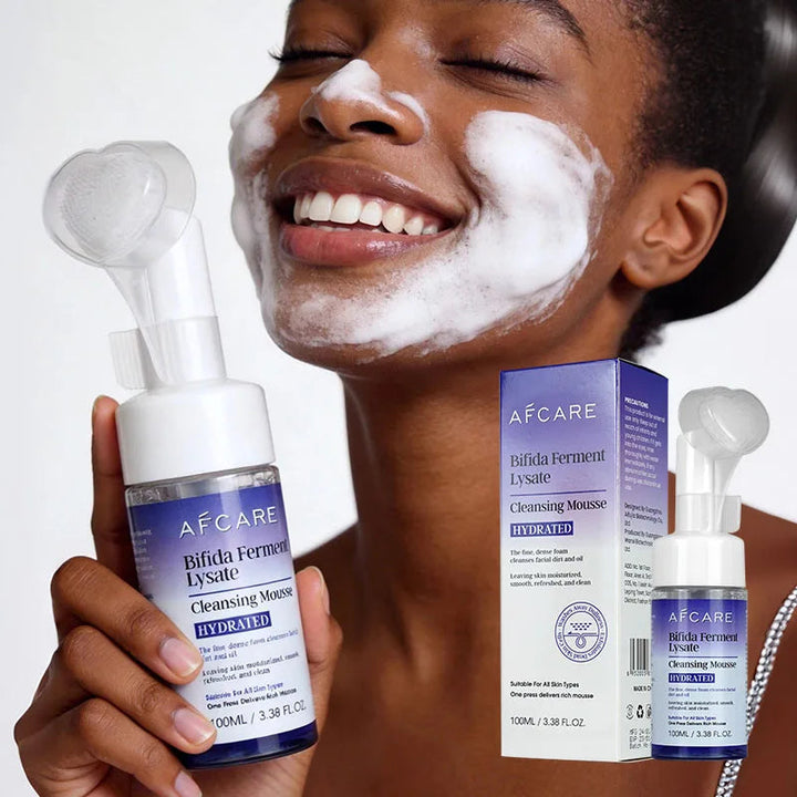 AFCARE Deep Clean Daily Cleanser Mousse Bifida Ferment Lysate Gentle Mouss For Sensitive Skin Refreshingly Soft Lightweight Foam Halalzen