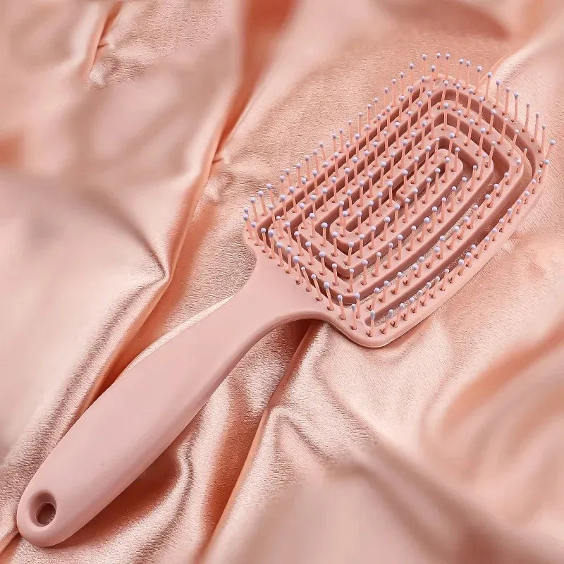 1pcs Massage Combs Salon Wet Hair Brush Women's Hairdressing Styling Hairdressing Tools Anti static Exfoliating Combs Halalzen