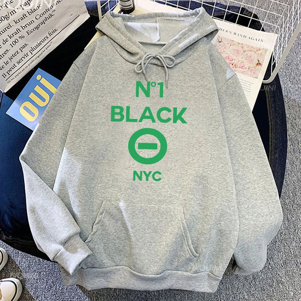 N1 Black NYC Graphic Hoodies  Type O Negative Graphic Sudaderas Hombre Heavy Mental Fashion Unisex Sweatshirts Men Winter Hoodie