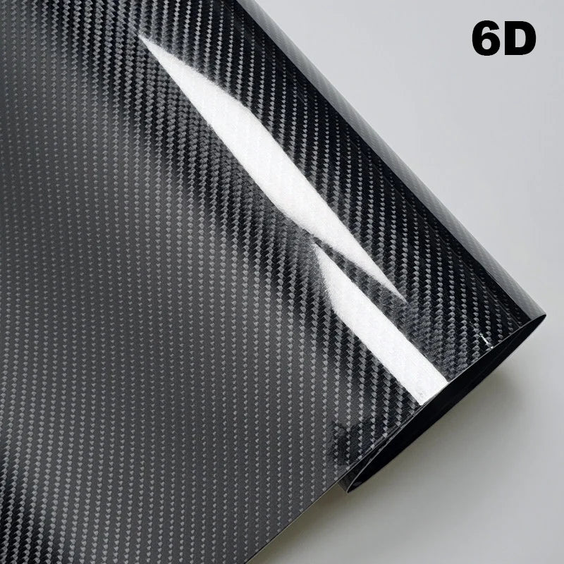 Carbon Fiber Vinyl Car Body Wrap Matte Accessories Glossy Black Sticker 3D 4D 5D 6D Auto Foil Cover Motorcycle Decoration Film