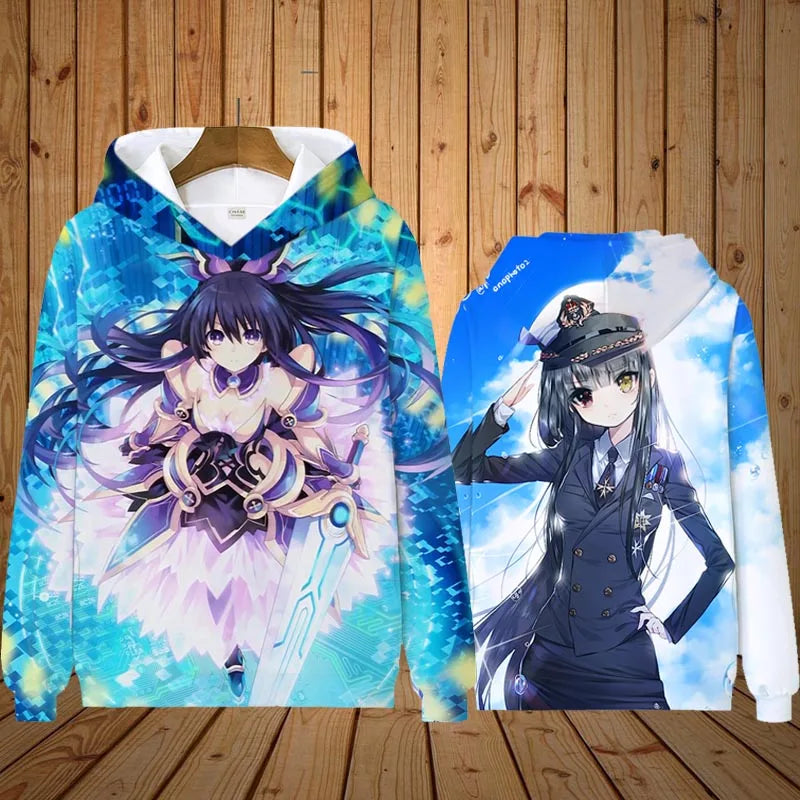 Japan Anime 3d Print Hoodie Men Women Fashion Long Sleeve Hoodie Sweatshirt Oversized Women Sweats Man Hoodies