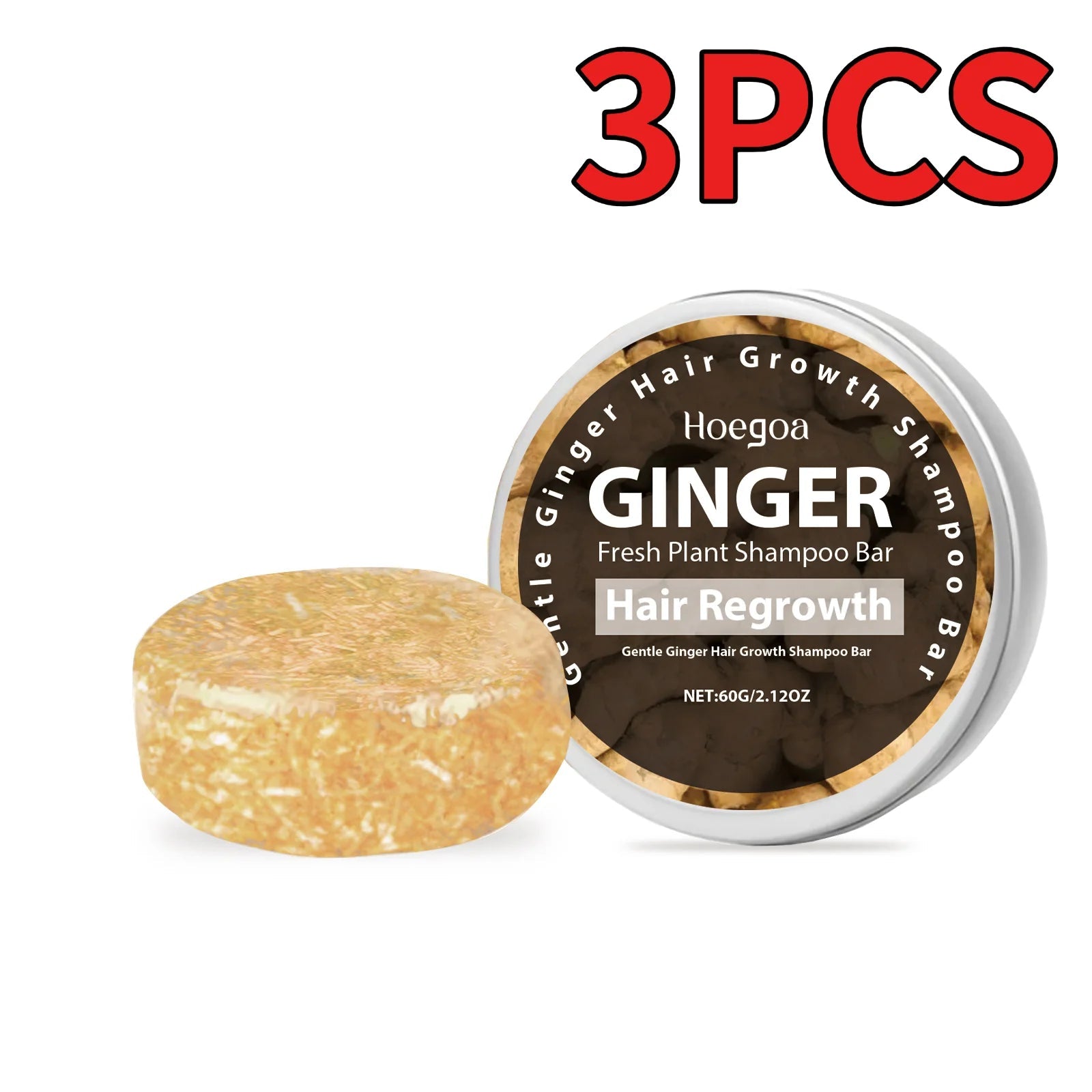 Ginger Shampoo Soap Deep Nourish Repairing Damaged Hair Roots Reduce Hair Loss Clean Dandruff Scalp Hair Shampoo Bar Hair Care Halalzen