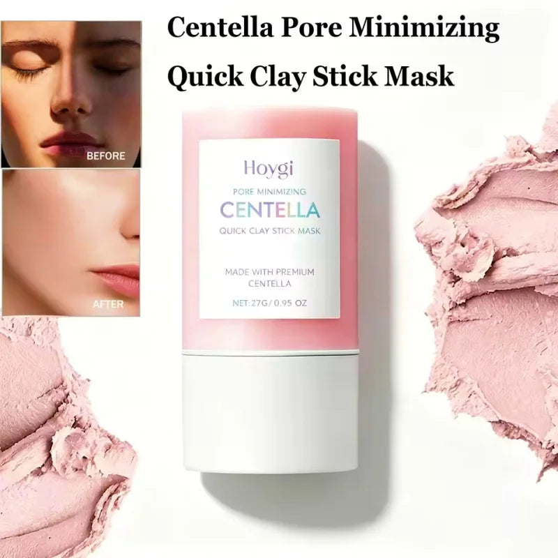 Centella Clay Mud Stick Mask Pore Minimizing Quick Shrink Pores Remove Blackheads Acne Scars Moisturizing Brighten Korean Makeup