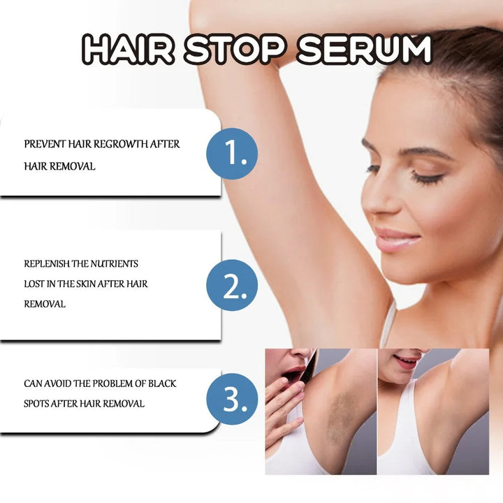 Permanent Hair Inhibition Woman Serum Restrain Armpit Leg Arms Stop Hair Growth Painless Moisturizing Depilatory Body Skin Care HALALZEN