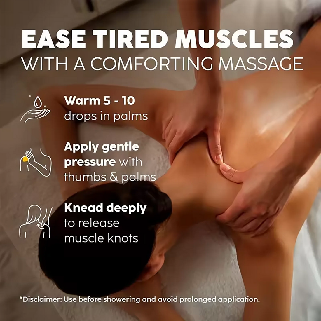 Nourishing Body Massage Oil Hydrating Lightweight Non Greasy for Dry Skin Full Body Moisturizing Relaxing Smooth Soft Daily Care