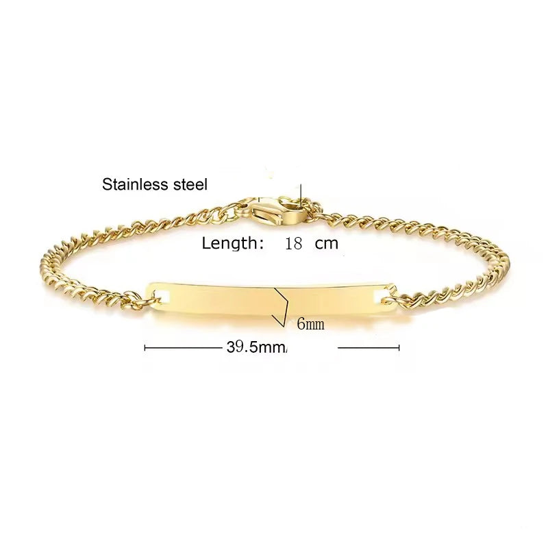 Couple Bracelet for Women Men Stainless Steel Cuban Chain Family Jewerly Lover Valentines Day Gift Accessories,Birthday Gifts