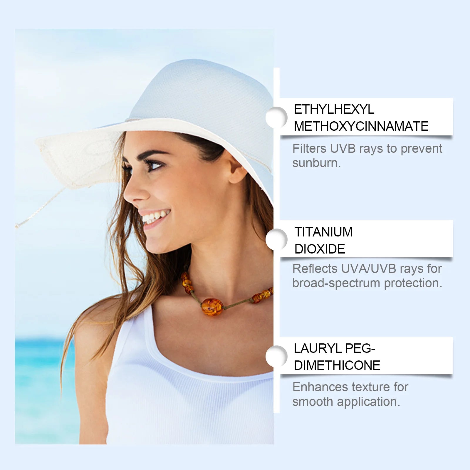 Tallow SPF30 Sunscreen Defense UV Rays Broad Protection Prevent Sunburn Summer Outdoor sports UV Isolation Moisturizing Halalzen