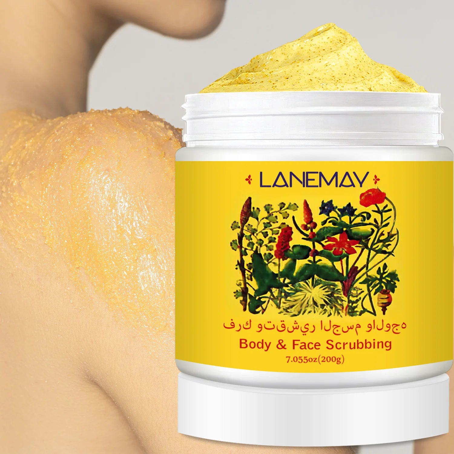 Body & Face Scrub – Gentle Exfoliation with Soothing Botanicals Reveal radiant, healthy.