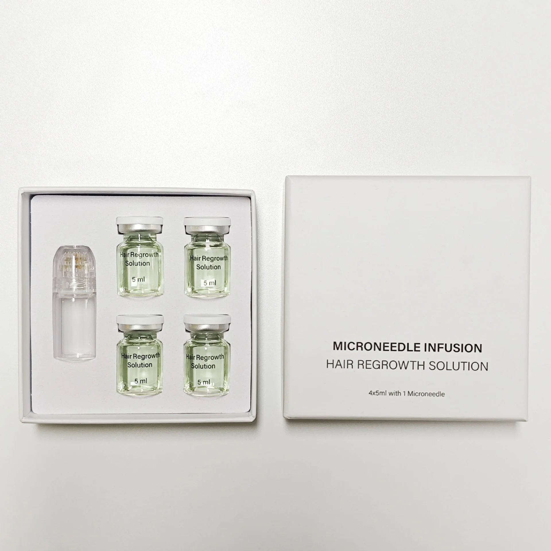 0.3mm Microneedle Hair Regrowth Kit, Scalp Nourishing Serum, Scalp Care Set for Hair Health Maintenance