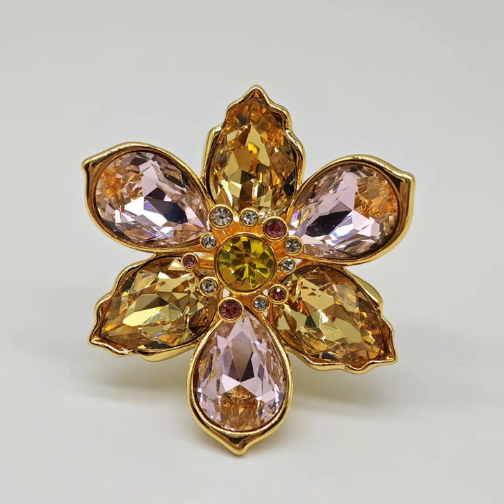 202 flor collar diseño exclusivo para mujer pulsera pendiente anillo ligero lujo multifuncional alta moda boda Navidad a