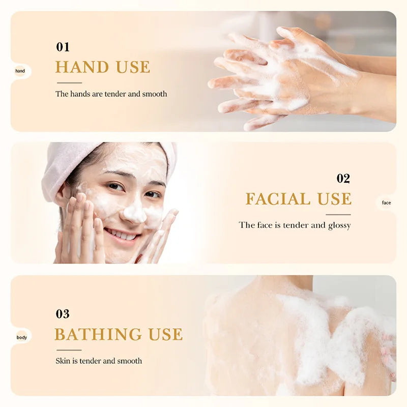 Rice Soap Kojie Handmade Body Cleansing Gift Sunscreen Stick Care Foot Shampoo Whitening Lightening Sheets Foam Soaps Hands Fast Halalzen