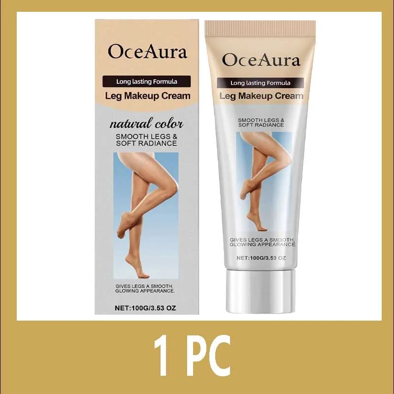 100g Leg Makeup Cream Even Skin Tone Body Foundation Waterproof Long Lasting Body Concealer Cream Natural Color Leg Makeup Fresh