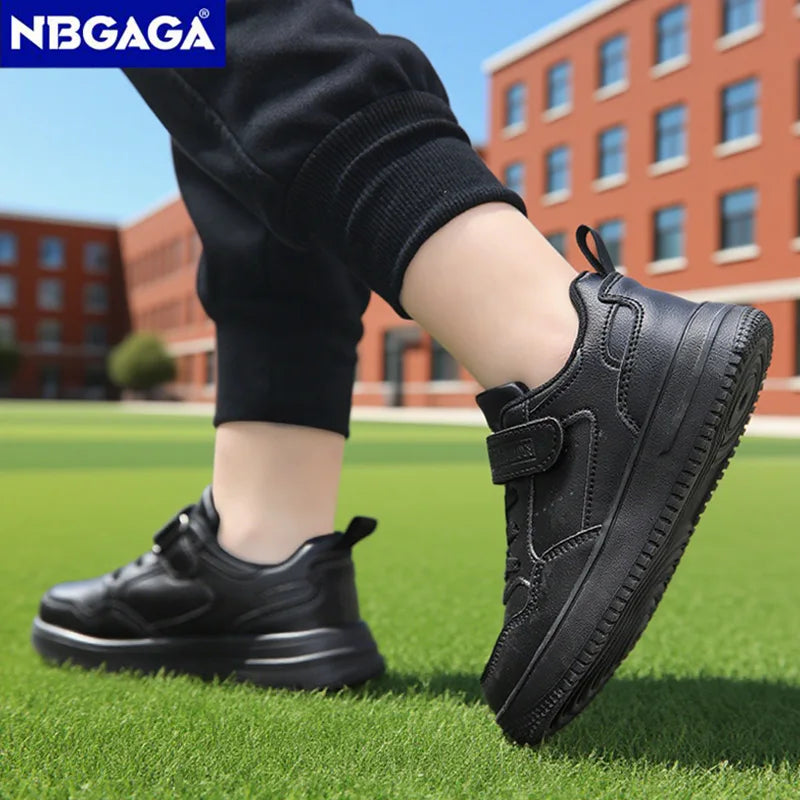 Trendy Children Sports Shoes Boys Sneaker Soft-soled Lightweight School Kids Non-slip Casual Walking Shoes Size 28-39