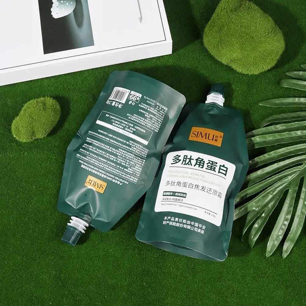 Peptide Keratin Coking Hair Reduction Cream Smoothing Conditioner Repair Dry Hair Dryness Mask Hair Treatment Cream 250ml Halalzen