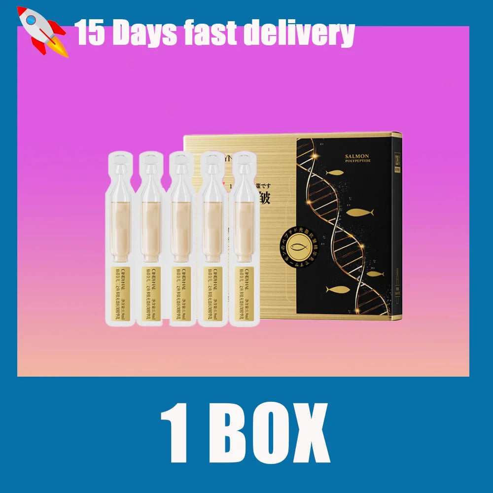 Salmon DNA Light Energy Anti- Wrinkle  Serum Fade Fine Lines Facial Moisturizing brightning Anti Aging Firming Skin Care Halalzen