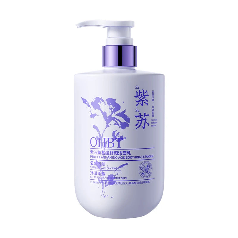 OHBT Perilla Amino Acid Facial Cleanser controls oil, removes acne, deeply cleanses, removes blackheads and shrinks pores Halalzen