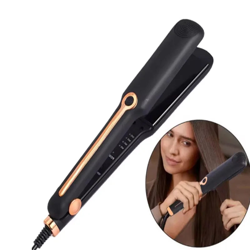 Professional ladies hair straightener portable small electric splint straight styling tool hair straightener and curler 2 in 1 Halalzen