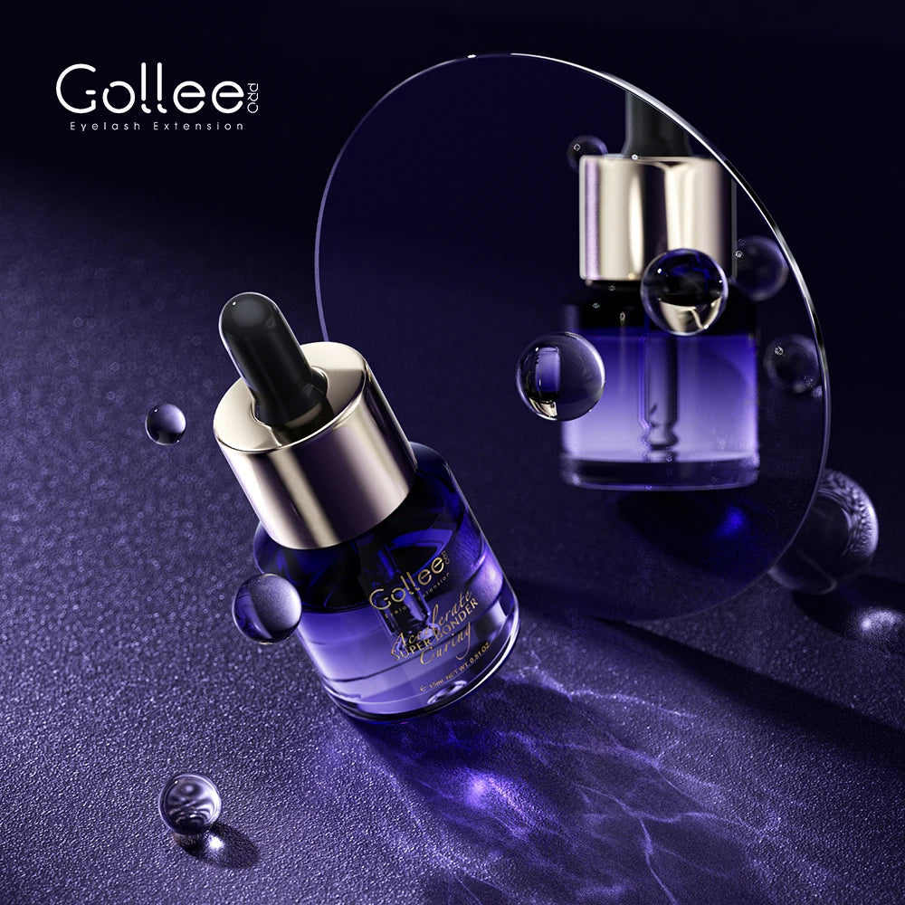 Gollee Lash Extensions Primer 15ML Eyelash Super Bonder Increased durability Help Eyelashe Bonder Fixing Lasting Adhesive Makeup Halalzen
