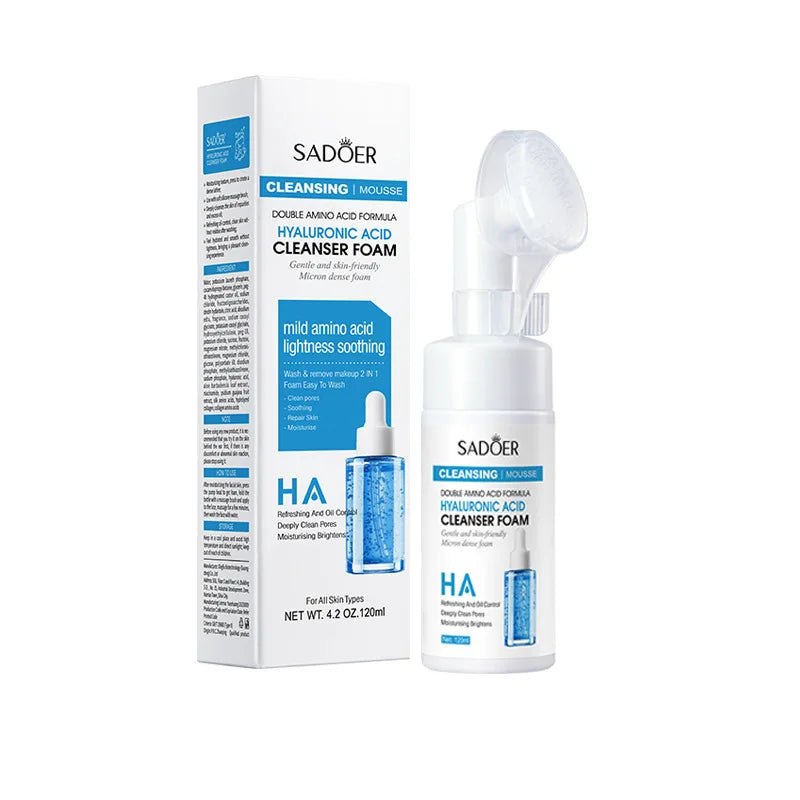Facial Cleanser Face Wash Foam Face Massasge Facial Hydrating Moisturizing Skin Products Mossee Cleansing Care Halalzen
