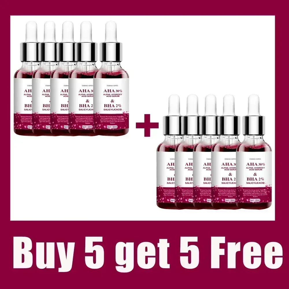 2495  Shrink Pores Serum Salicylic Fruit Acid Face Remove Blackheads Oil Control Gel Whitening Moisturizing Smooth Skin Care Pro Halalzen
