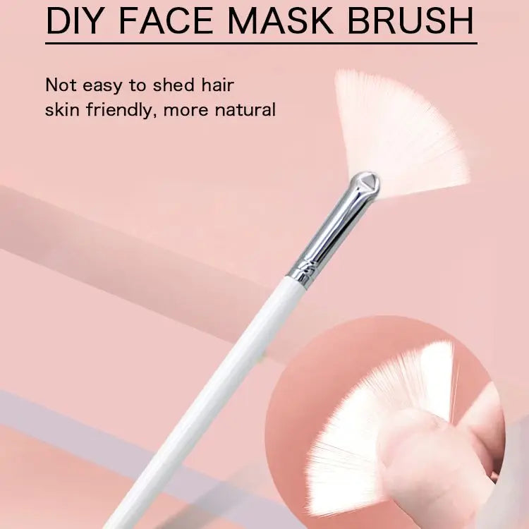 Fireflies DIY Face Mask Brush Set Soft Applicator Brushes Makeup Tools Includes Soft Fan Facial Brushes Acid Applicator Brush Halalzen