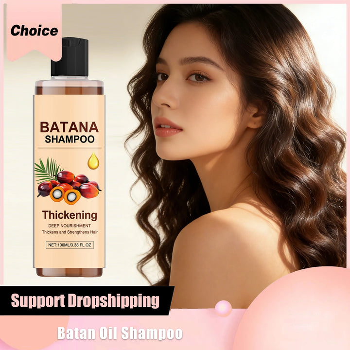 Batana Oil Shampoo Deeply Nourishe Moisturizing Anti Loss Restore Damaged Split Hair Thickens Scalp Clean Soothing Care Shampoos
