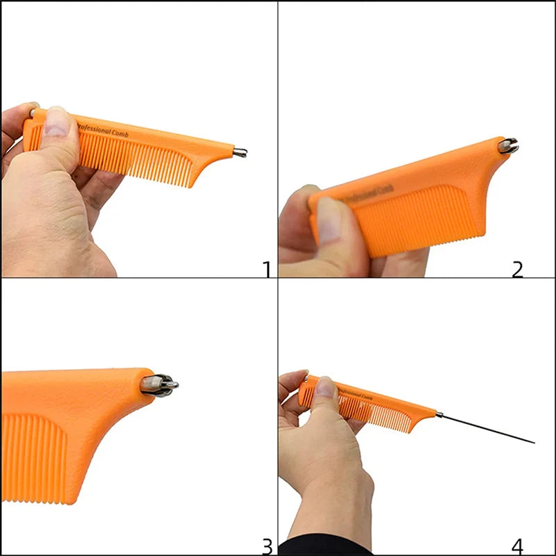 Professional Pointed Tail Comb Scalable Pick Hair Dye Hair Highlights Comb Styling Combing Hairdressing Hair Shop Hair Tools