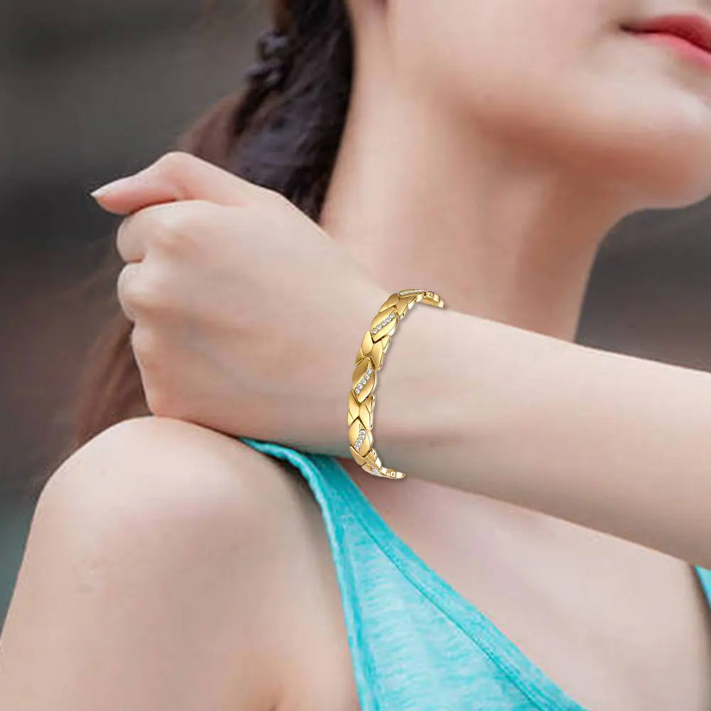 Ultra Magnetic Bracelets with 3500 Gauss Magnets Health Care Magnetic Bracelet Pure Copper for Women Men Jewelry Gift