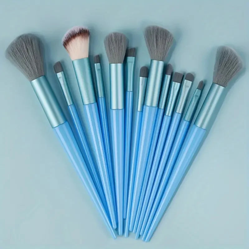 13Pcs Makeup Brushes Set Soft Fluffy Eye Shadow Highlighter Concealers Brush Blush Loose Powder Brush Blending Women Beauty Tool