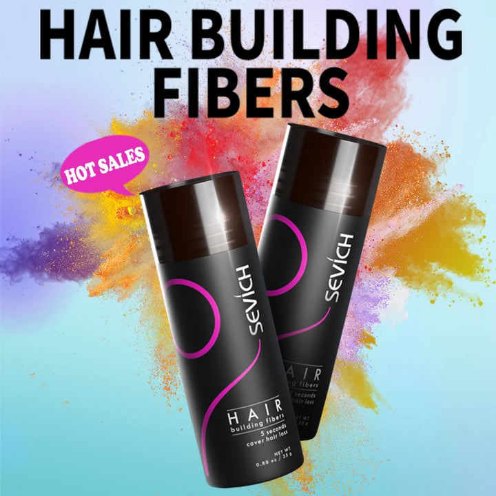 Sevich Hair Building Fibers Keratin Thicker Anti Hair Loss Products Concealer Refill Thickening Hair Fiber Powders Growth 25g