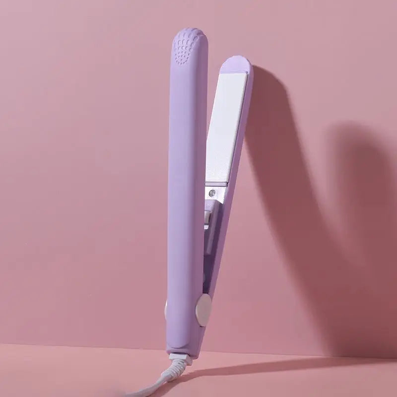 Pink Ceramic Flat Iron Hair Straightener For Smooth Finish Ceramic Floating Plates Quick Heat Up Pro Salon Curler Hair Wand Halalzen