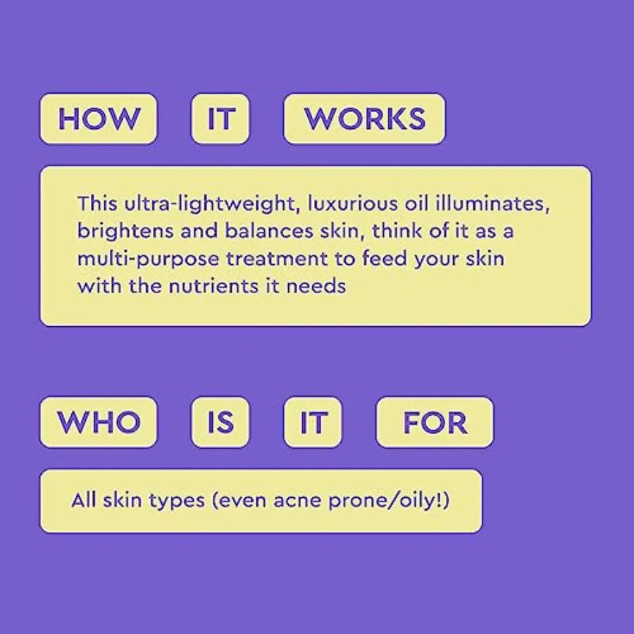 Luxury Hydrating Face Oil Set Squalane Jojoba Seabuckthorn Oil Blend Instant Radiant Glowy Skin Barrier Repair Nourishing Serum Halalzen