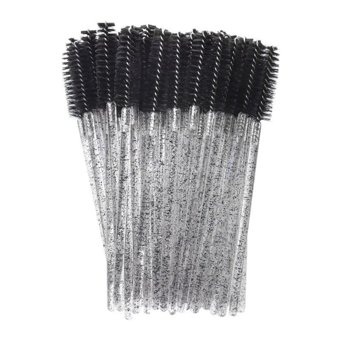 100 Pcs Crystal Eyelash Brush Disposable Mascara Wands Eyelash Extension Microbrush Eyebrow Applicator Makeup Brush Halalzen