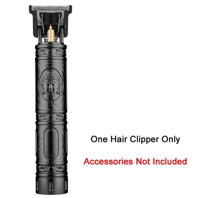 T9 Vintage Hair Trimmer USB Fast Charging Hair Cutting Machine Electric Hair Clipper Portable Shaver Barber Professional Barber Halalzen