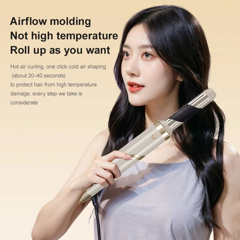 9 in 1 Hair Dryer Hot Comb Set Professional Curling Iron Hair Straightener Styling Tool For Professional Hair Dryer Household Halalzen