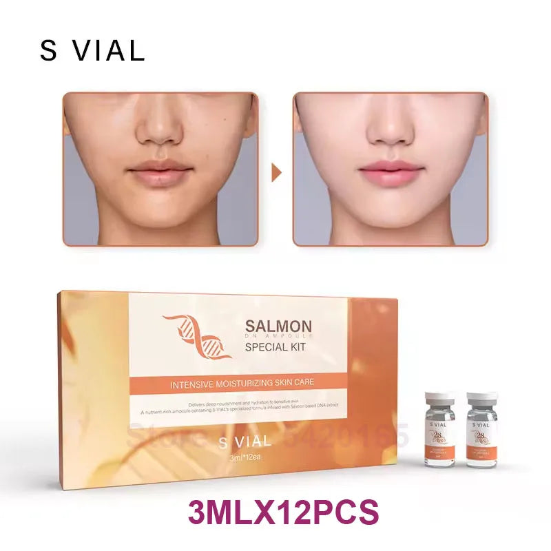 DNA Peptide Collagen PDRN Face Rejuvenating Solutio Moisturizing Repairing Brightening Skin Ampoule Hyaluronic acid Essence Sk