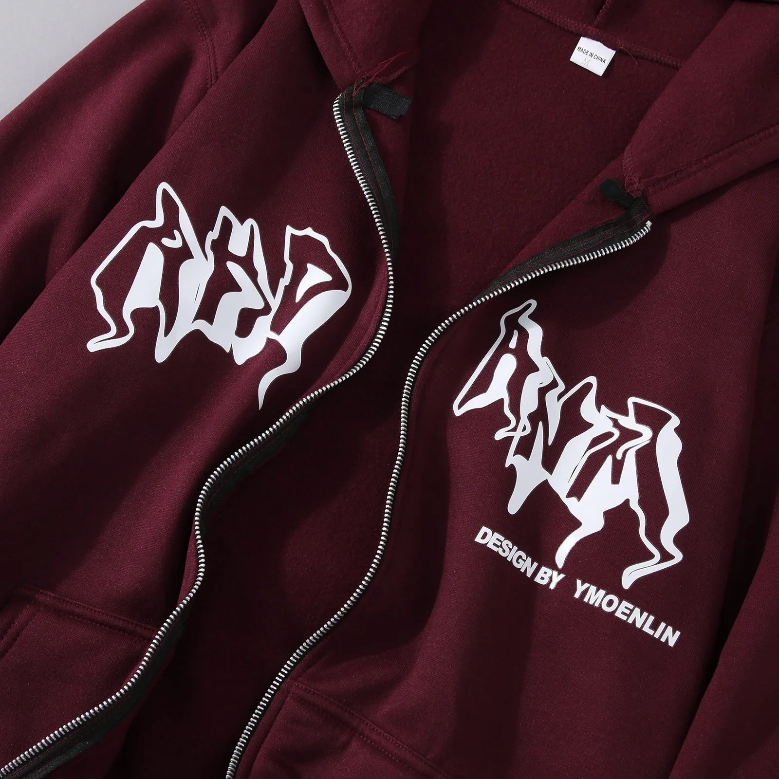 Men'S Sweatshirts Hoodies Zip Up Jacket Zip Up Hoodies Hip Hop Sweatshirt Vintage Goth Print Hooded Jacket Sudaredaras Hombre