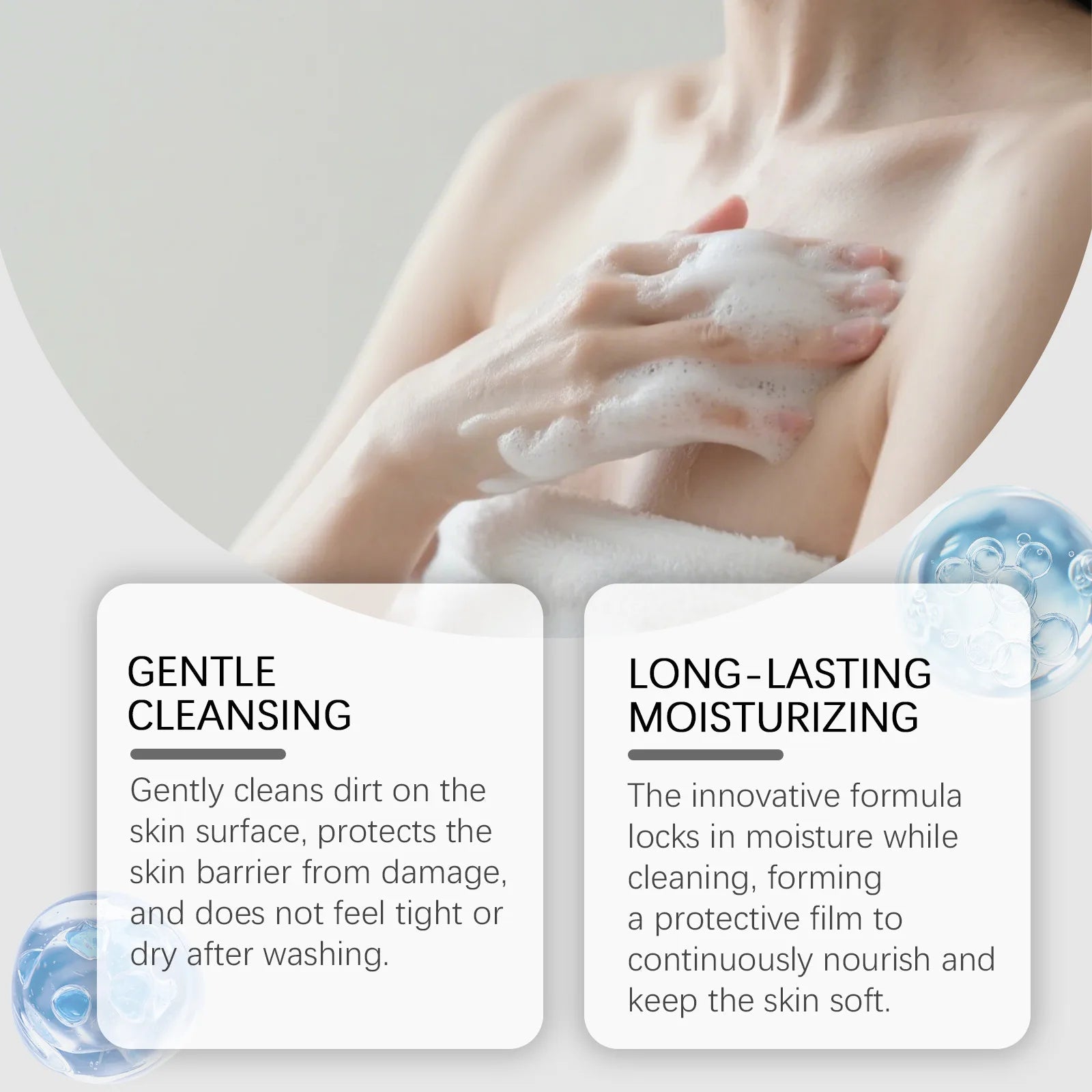 Shower Gels For Spa Moisturizing Brightening Lasting Freshing Sensitive Skin Cleansing Women Man Rich Foam Body Wash Shower Gels Halalzen