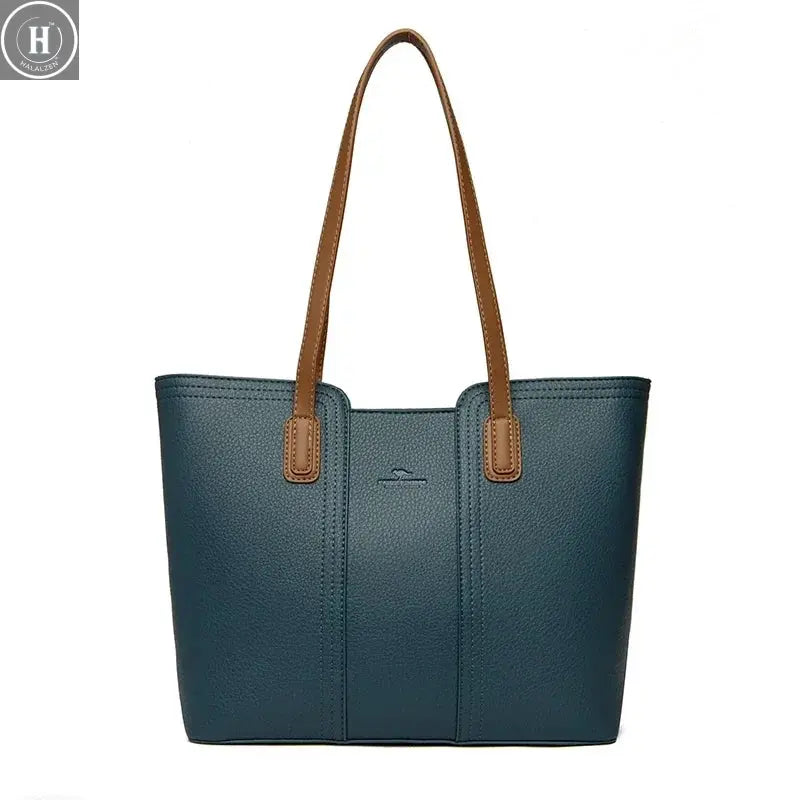 Genuine Brand Women Bags Designer High Quality Soft Leather Large Women 2024 Shoulder Bag Messenger Handbag Shopping Messenger HALALZEN