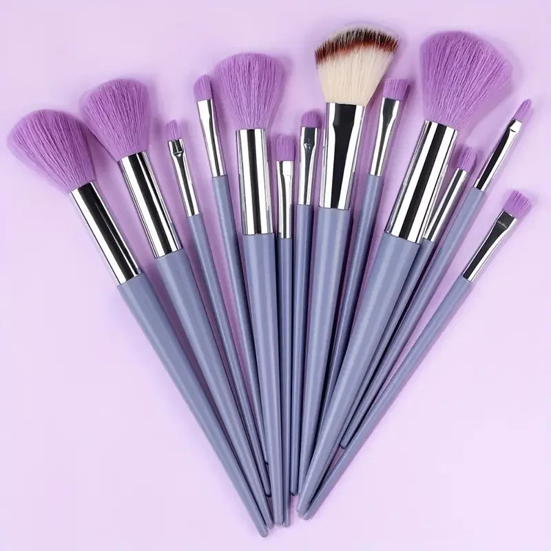 13Pcs Makeup Brushes Set Soft Fluffy Eye Shadow Highlighter Concealers Brush Blush Loose Powder Brush Blending Women Beauty Tool